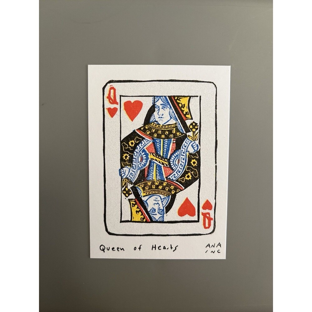 Ana Inciardi Mini Print - Queen Of Hearts